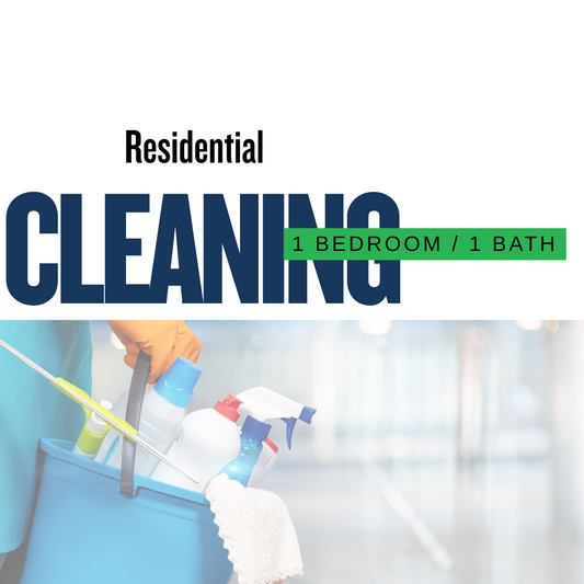 Residential Cleaning - Bedroom / 1-Bath